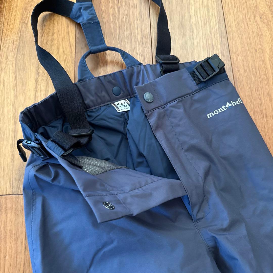 子供用防水スキーウェア上下セット mont-bell
