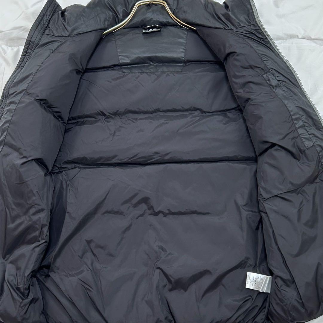 EMPORIO ARMANI EA7 アルマーニ ダウンベスト ブラック M
