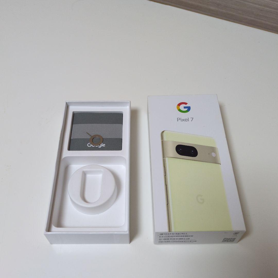 【SIMフリー】Google Pixel 7 128GB レモングラス　　オマケ