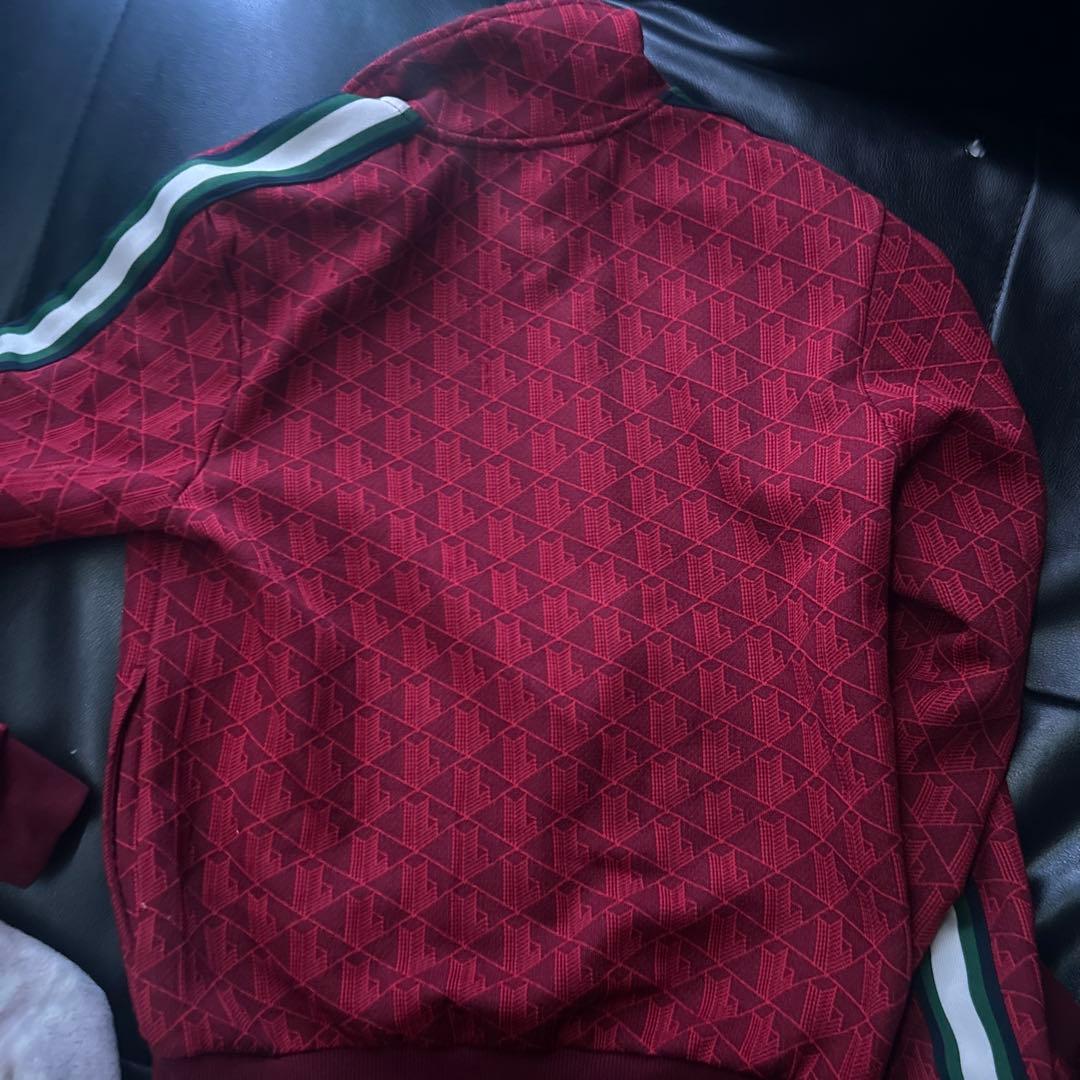 LACOSTE 赤 ジャージ US XS 値下げ交渉あり