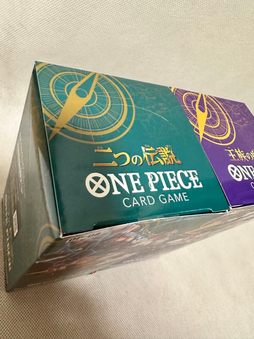 ワンピースカード BOX 2箱 OP-08 OP-10 テープ付き 未開封