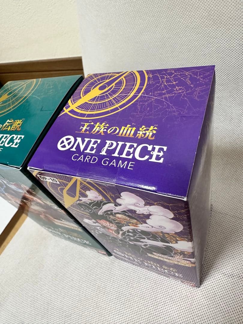 ワンピースカード BOX 2箱 OP-08 OP-10 テープ付き 未開封