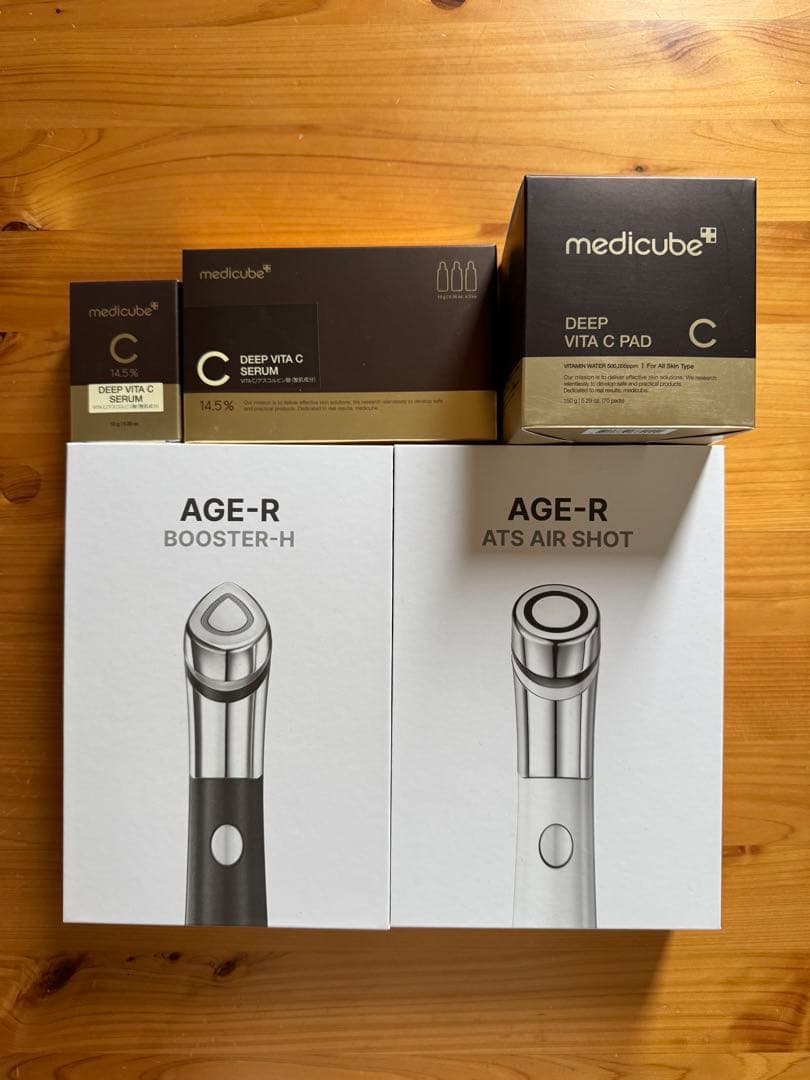 美品　メディキューブ　美顔器　AGE-R ブースターショット　ダーマエアショット