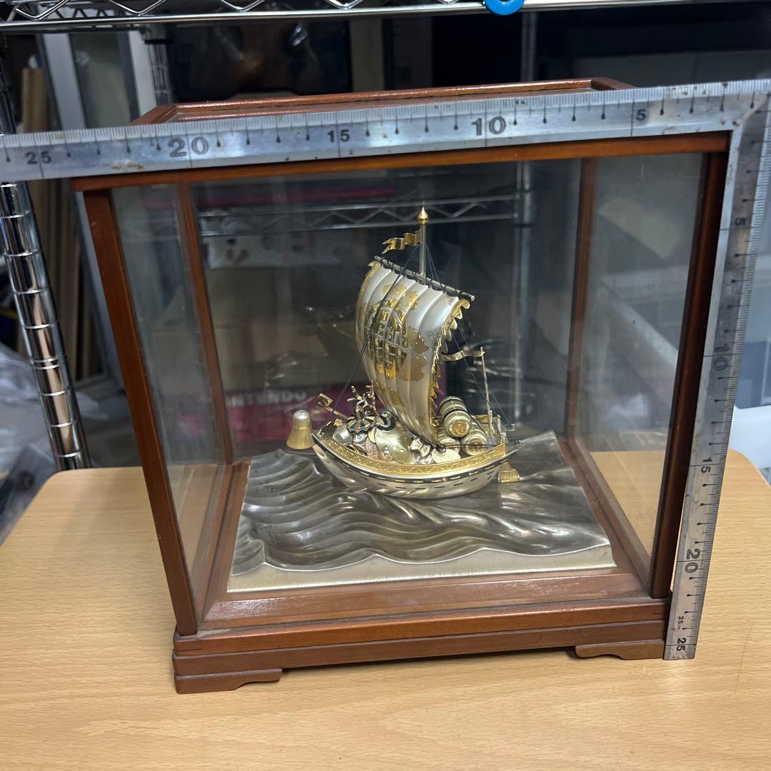 関武比古 作『銀製 宝船』　STERLING980