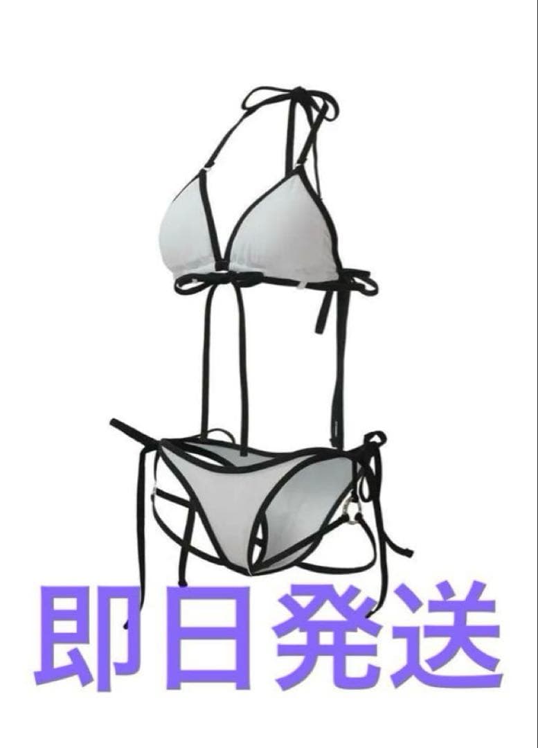 水着・ラッシュガード THEREDTHREAD S tinyring bikini set wh