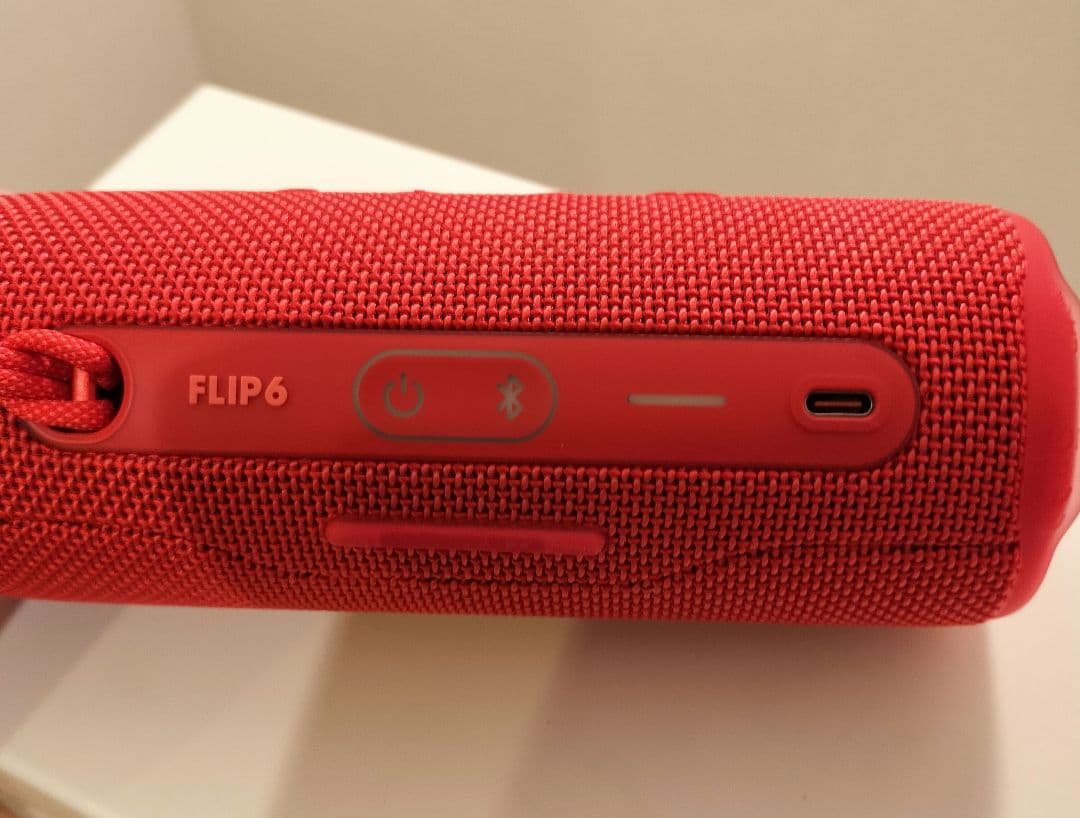 【美品】JBL FLIP6 ワイヤレススピーカー レッド
