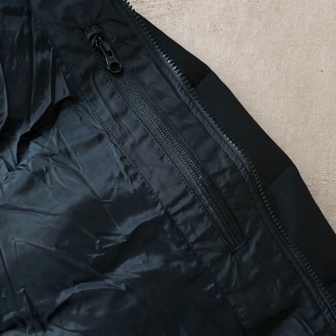 古着Colombiaコロンビア中綿ダウンジャケットドローコード刺繍ロゴ短丈テック