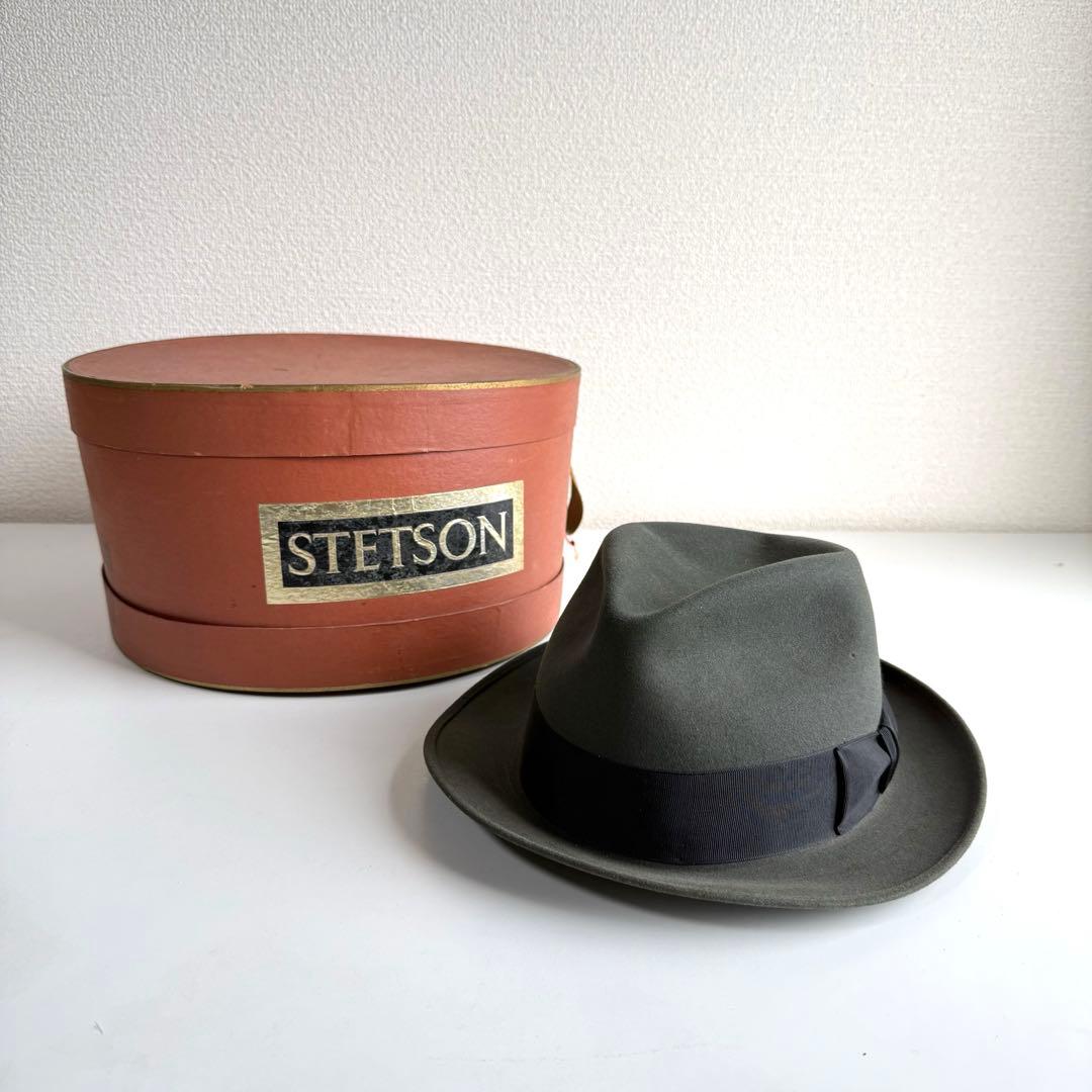 セ*ス様 VINTAGE STETSON ヴィンテージハット Mサイズ【NN12