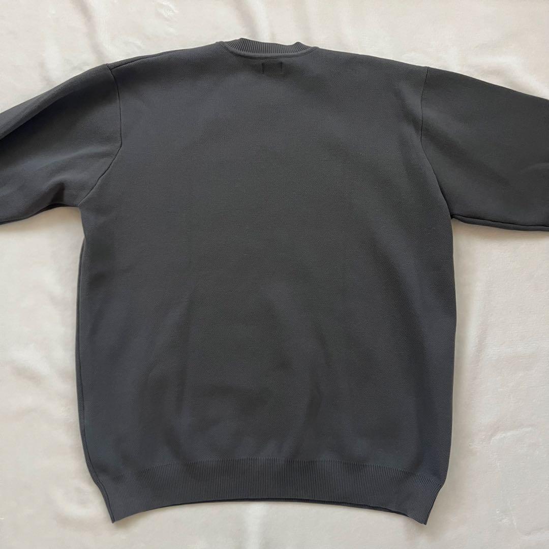 RHC ロンハーマン クルーネック スウェット ニット L チャコールグレー