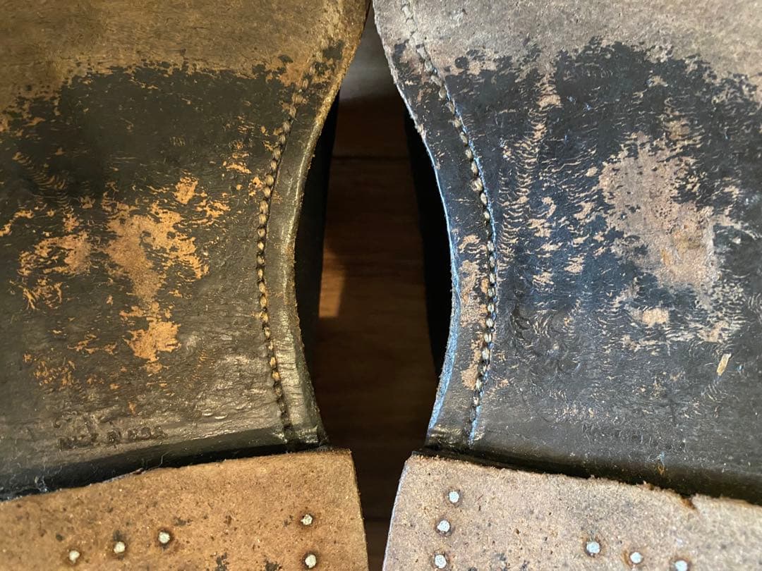 ALDEN 93037 ブラック スエード プレーントゥ US8D バリーラスト