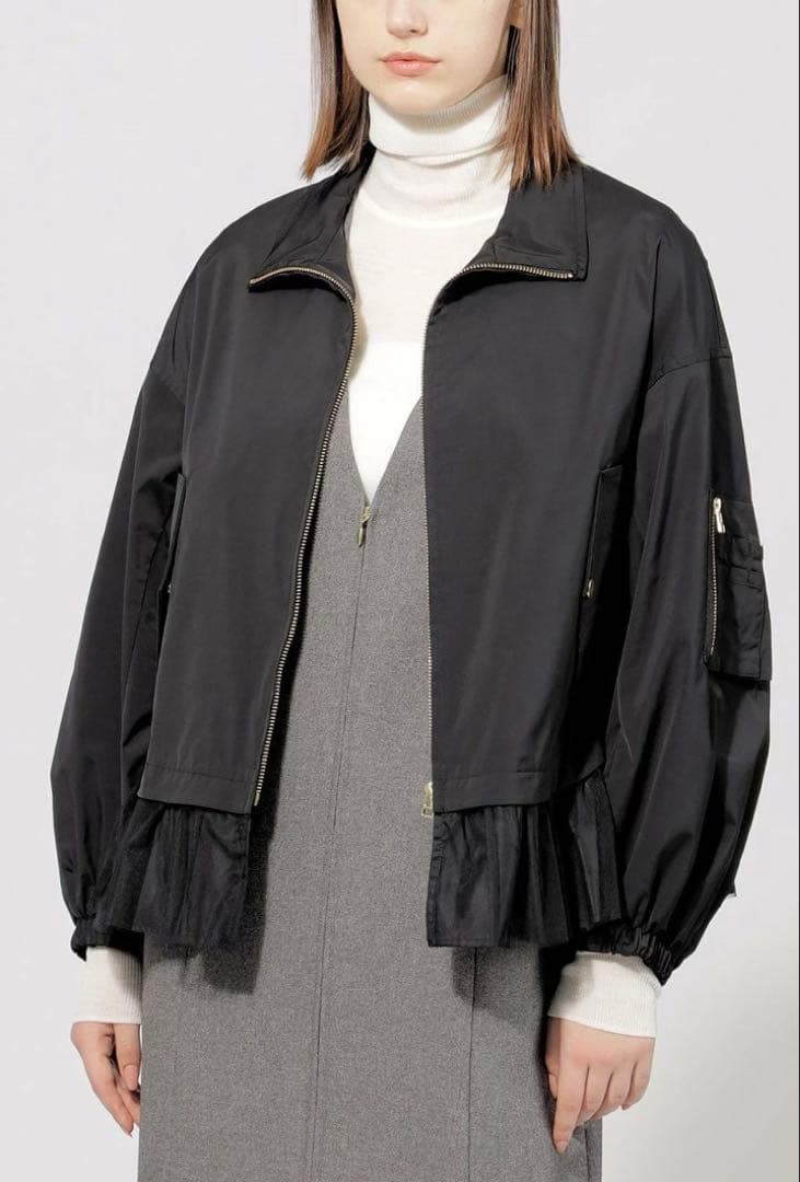 エポカ　ハイマルチタフタ　チュールコンビブルゾン
