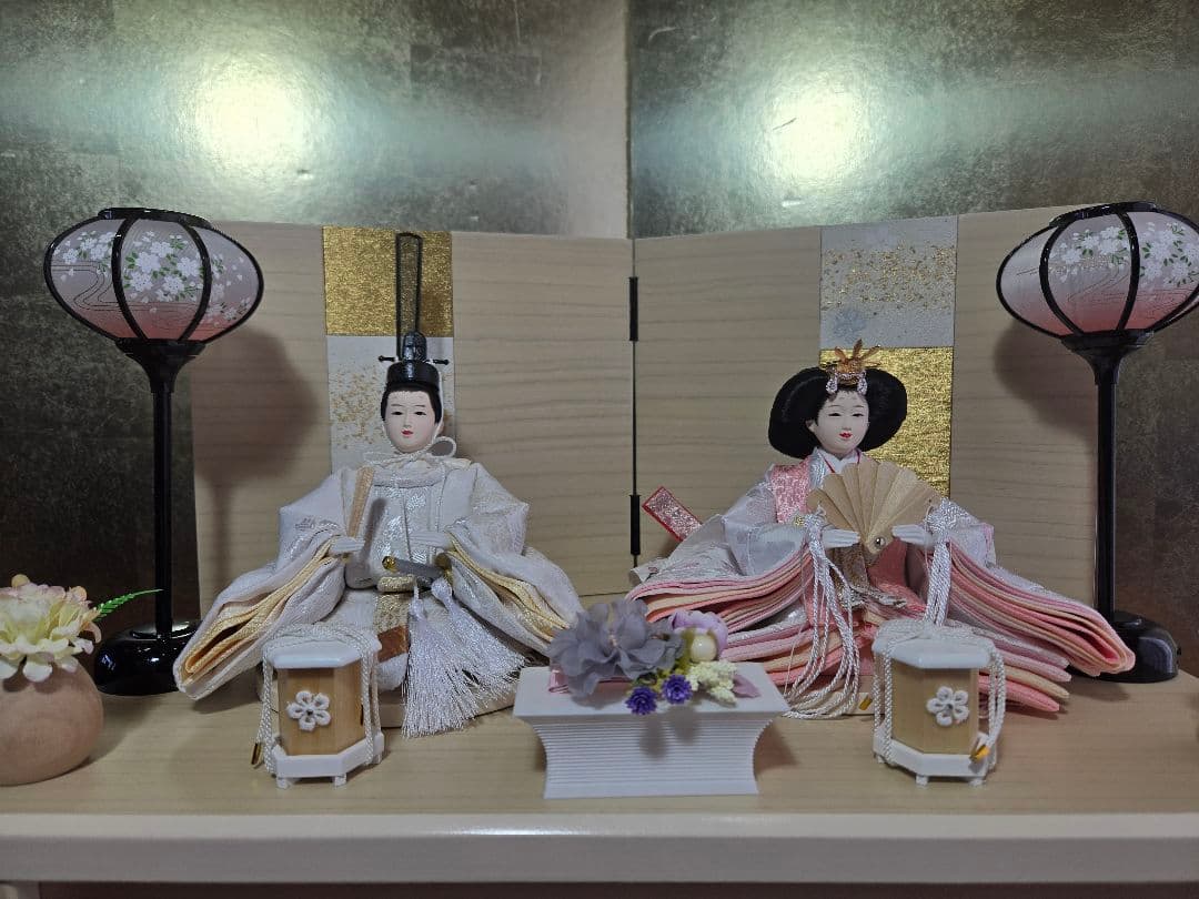 【一点限り】雛人形 収納飾り 　HS26