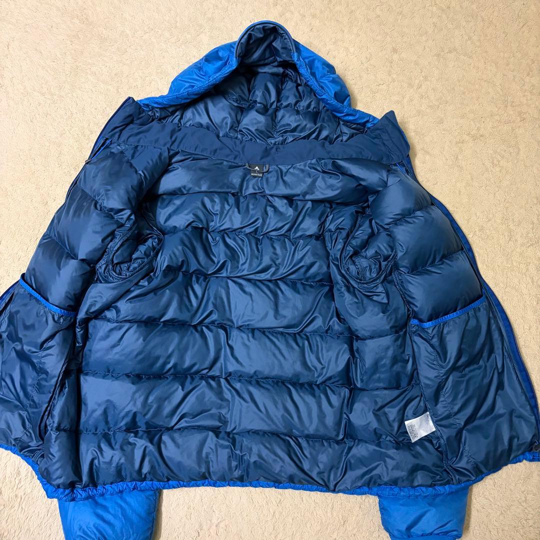 00s Y2K mont-bell ライトアルパインダウン パーカ L ブルー
