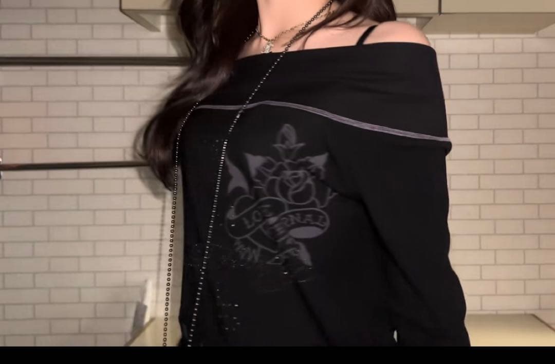 SCULPTOR x Ed Hardy ブラック Tシャツ S