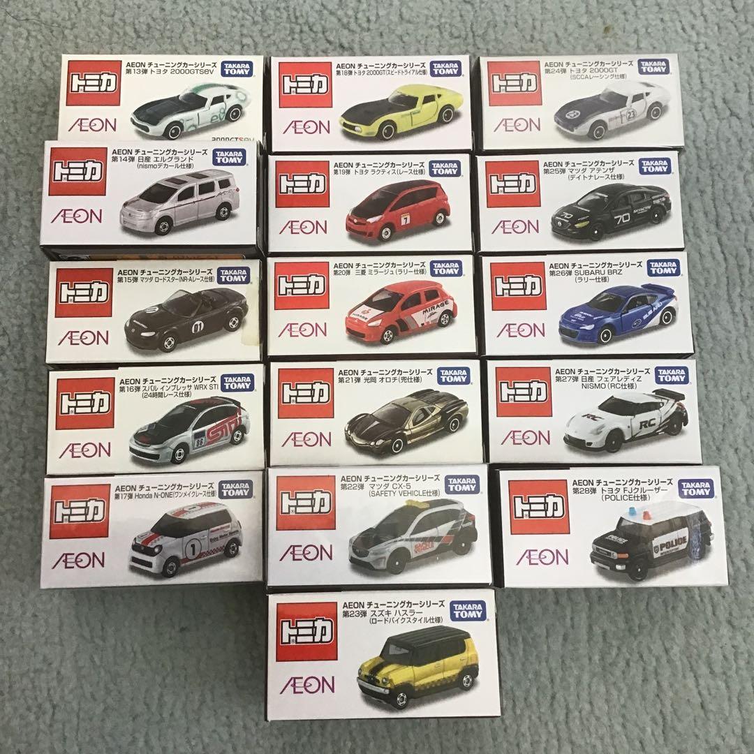 トミカ ミニカー 16個セット AEONチューニングシリーズ第13弾〜第25弾