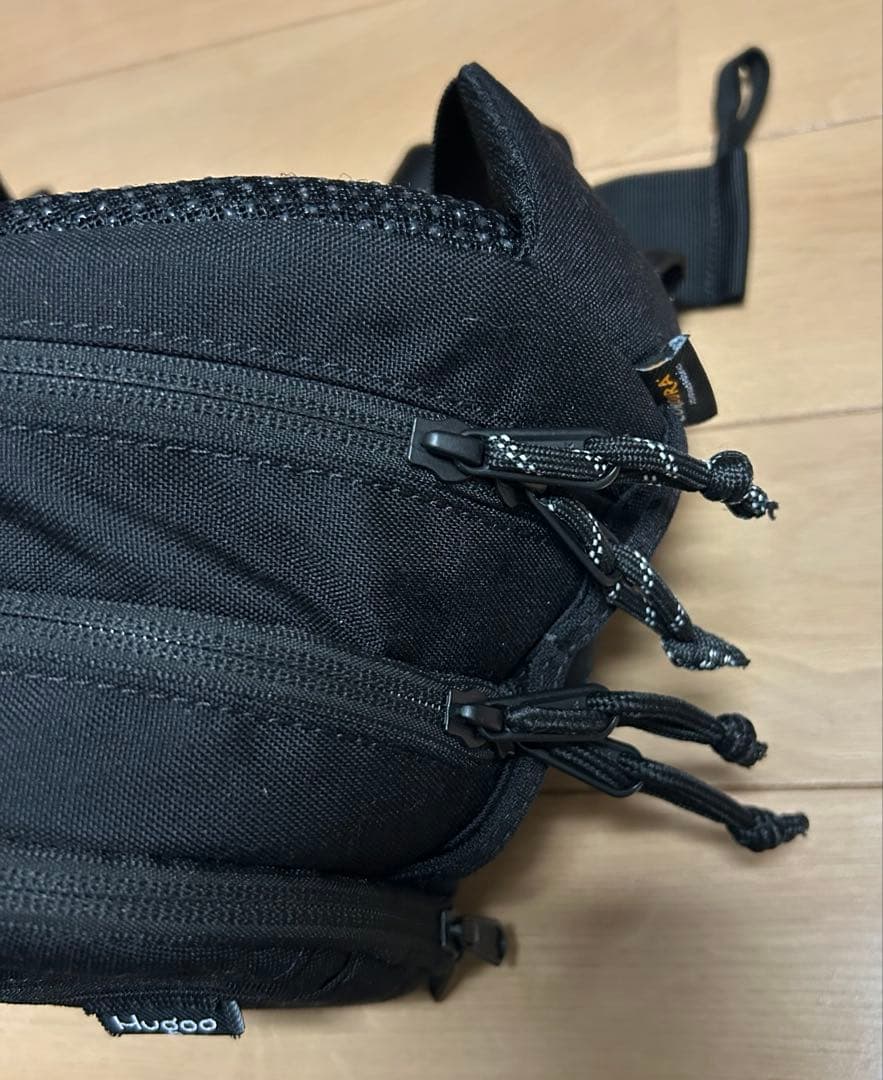 Hugoo ヒップシート用ブラックポーチ