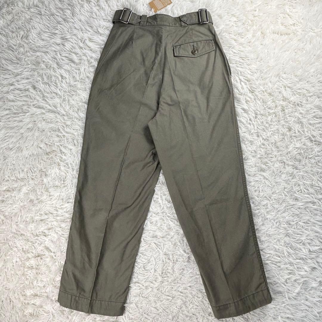 新品タグ付　ナイジェルケーボン　アーミーパンツ　コットンモールスキン　カーキ　M