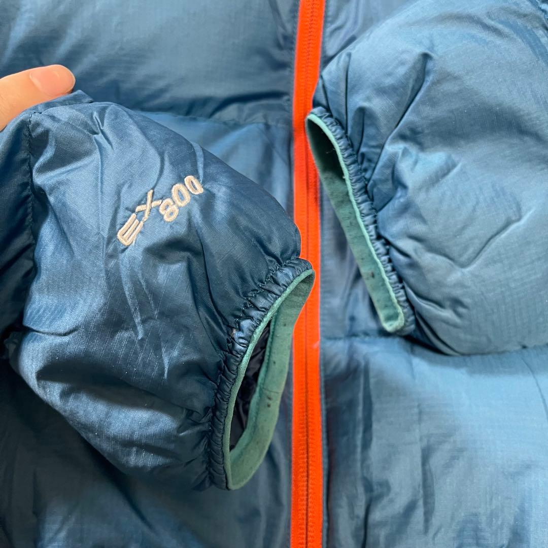 montbell ライトアルパインダウンパーカ ex800 ダウンジャケット 青