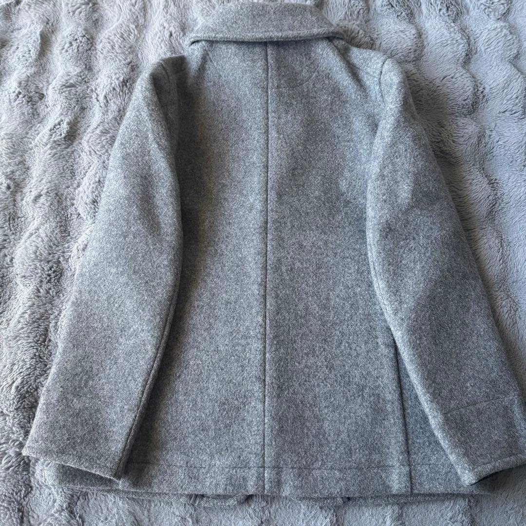 DANTON ウールモッサ コート サイズ38 ライトグレー Mサイズ ダントン