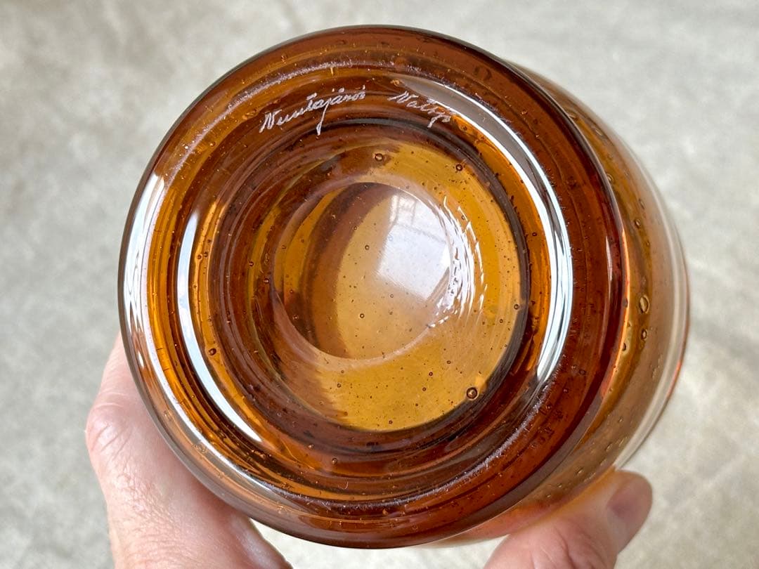 nuutajarvi vintage Sargasso(ブラウン)N559ベース