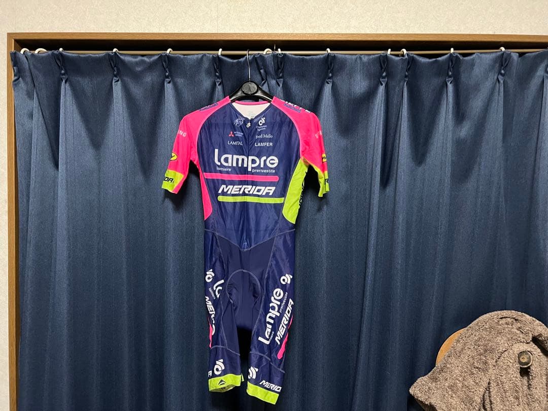プロ支給品 lampre merida ランプレメリダ スキンスーツ Sサイズ
