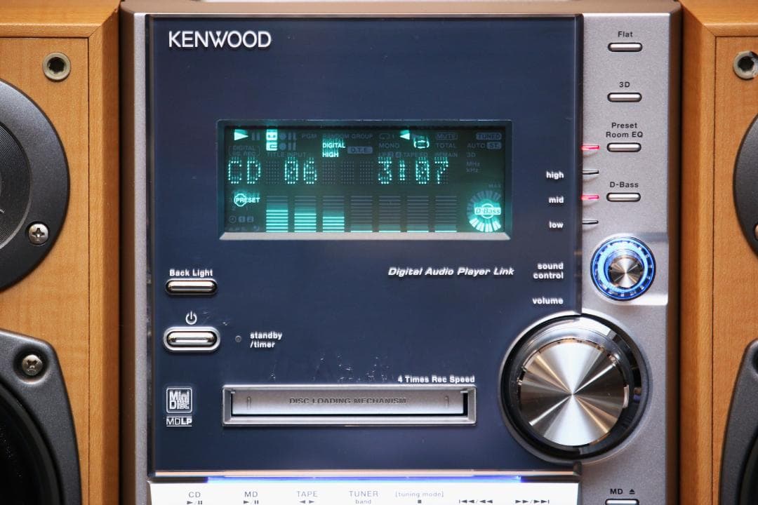 KENWOOD SV3MD CD/MD/TUNER/TAPE ミニコンポ 極美品