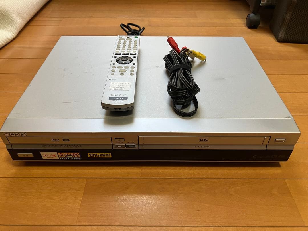 SONY VHSビデオ一体型DVDレコーダー　RDR-VX35 スゴ録