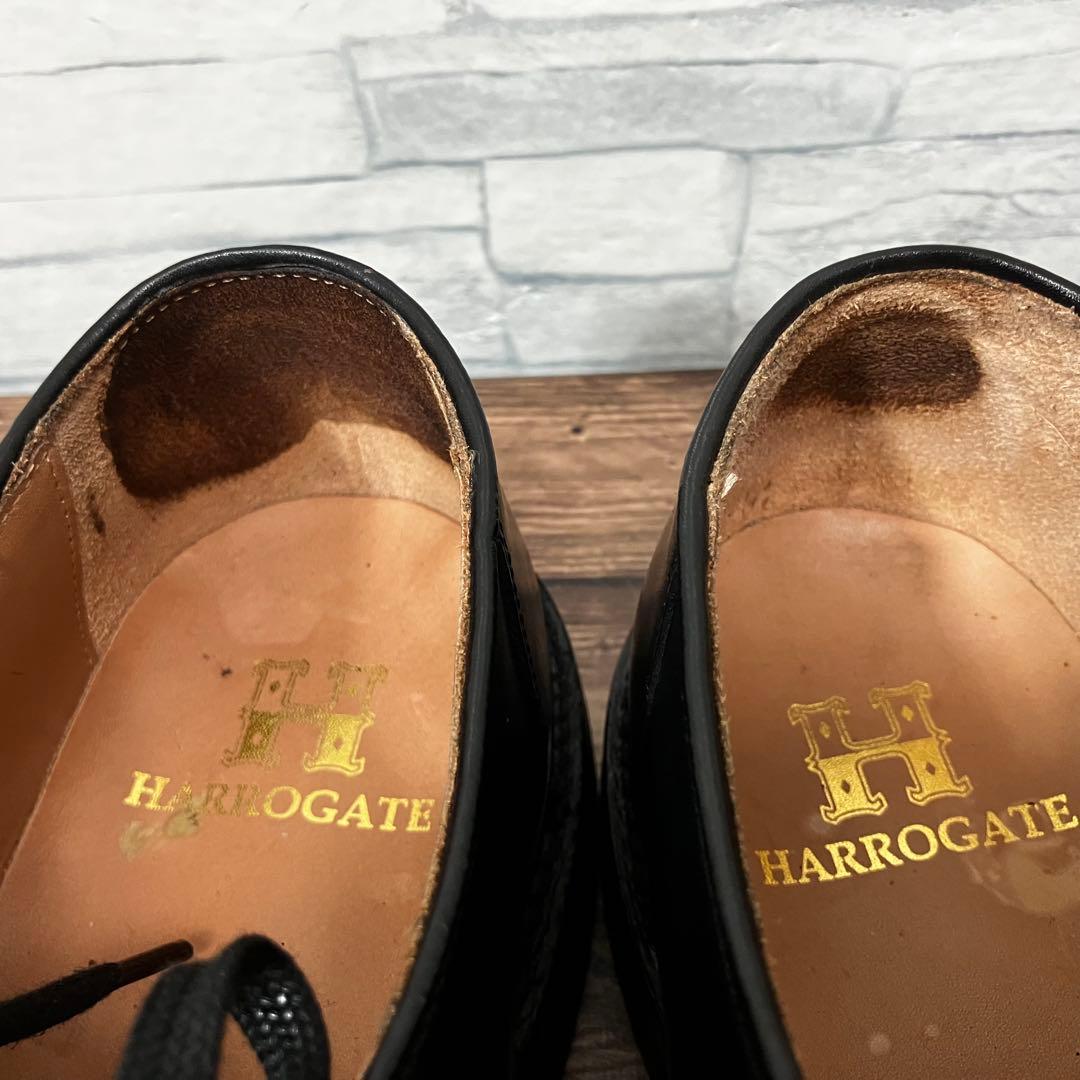 【27.0cm】HARROGATE チロリアン ワラビー 外羽根 Uチップ