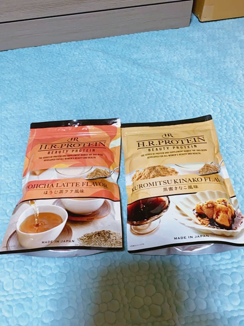 ひぐみん ❗️H.R. PROTEIN おじ茶ラテ & 黒蜜きな粉