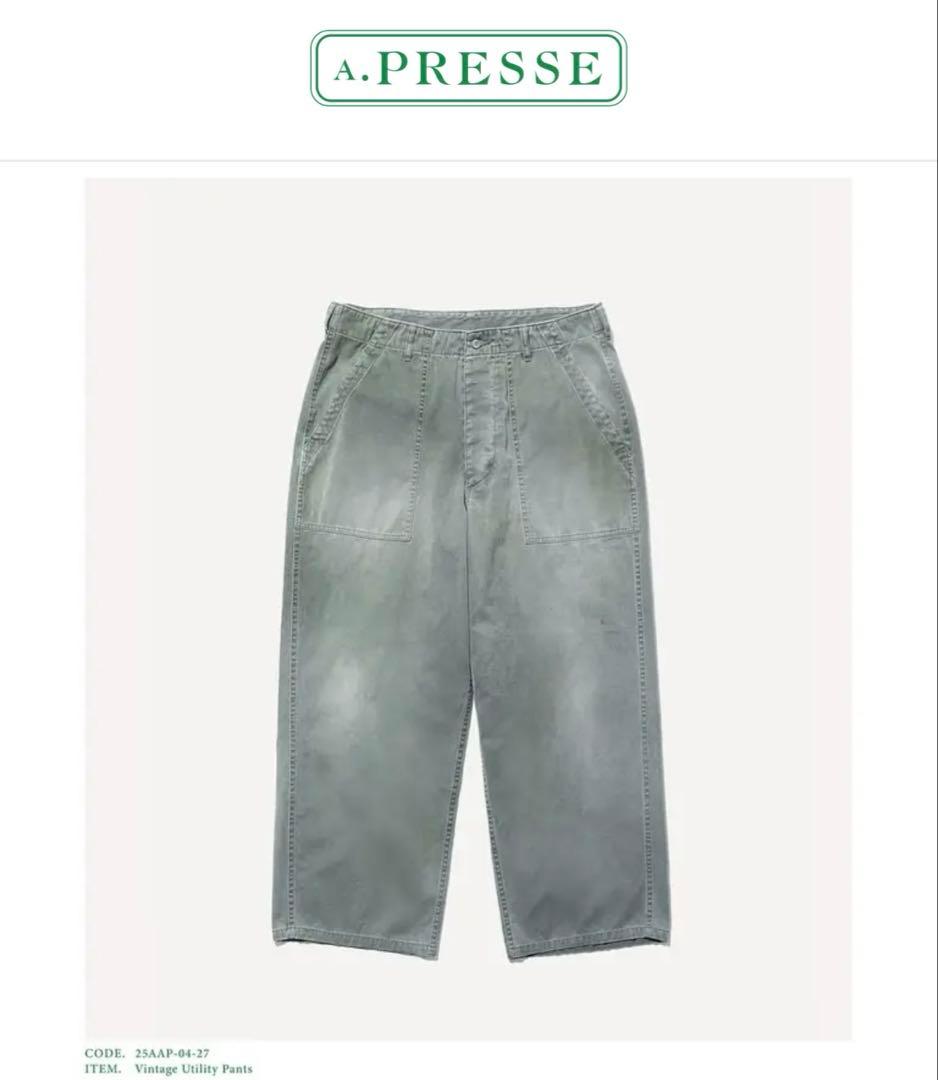 アプレッセ　VintageUtilityPants(25AAP-04-27)
