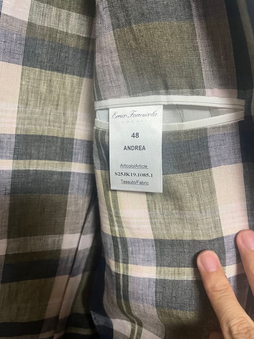 も*り様 ボーイズマーケットERRICOFORMICOLA L Madras J