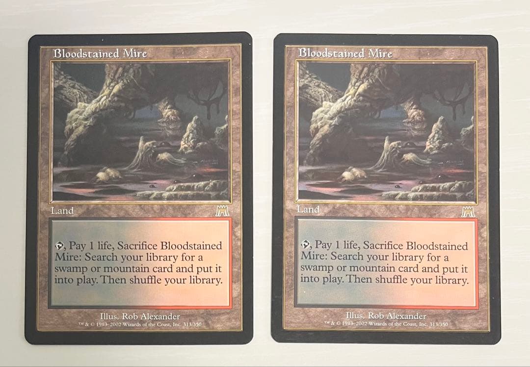 MTG 血染めのぬかるみ ONS 旧枠 英語 2枚セット