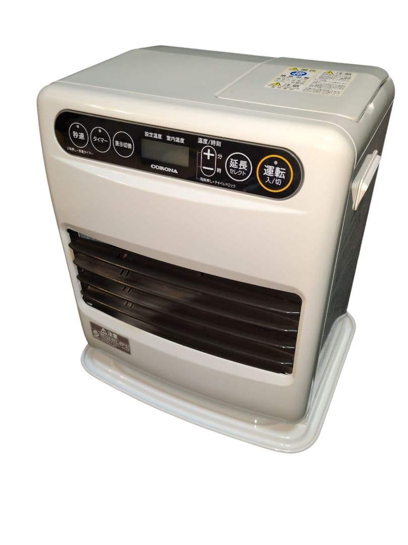 美品◆コロナ◆fh-g3221y◆石油ファンヒーター◆秒速タイマー搭載◆ホワイト