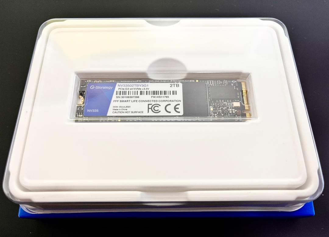 【未使用】G-Technology NV335 2TB M.2 NVMe SSD