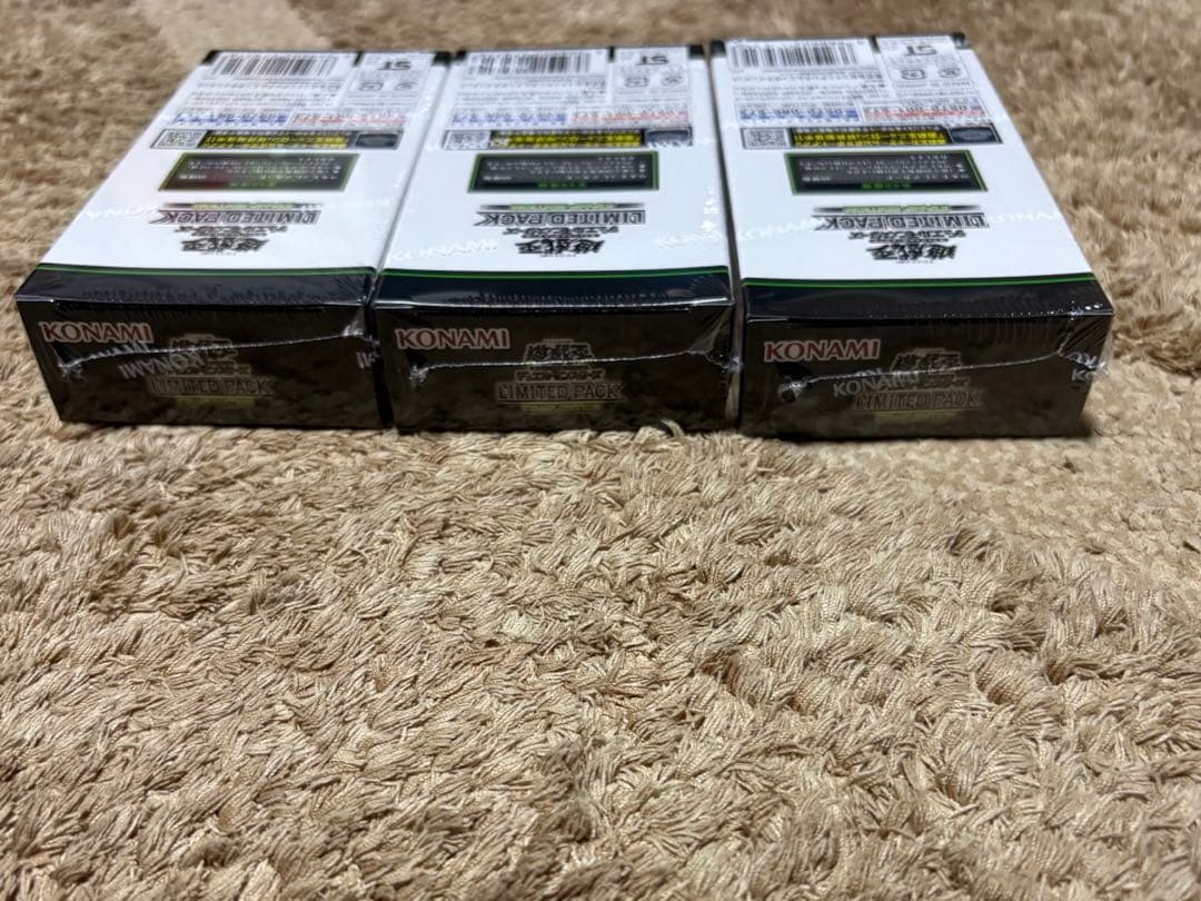 【新品】遊戯王 LIMITED PACK STAMP EDITION 3BOX