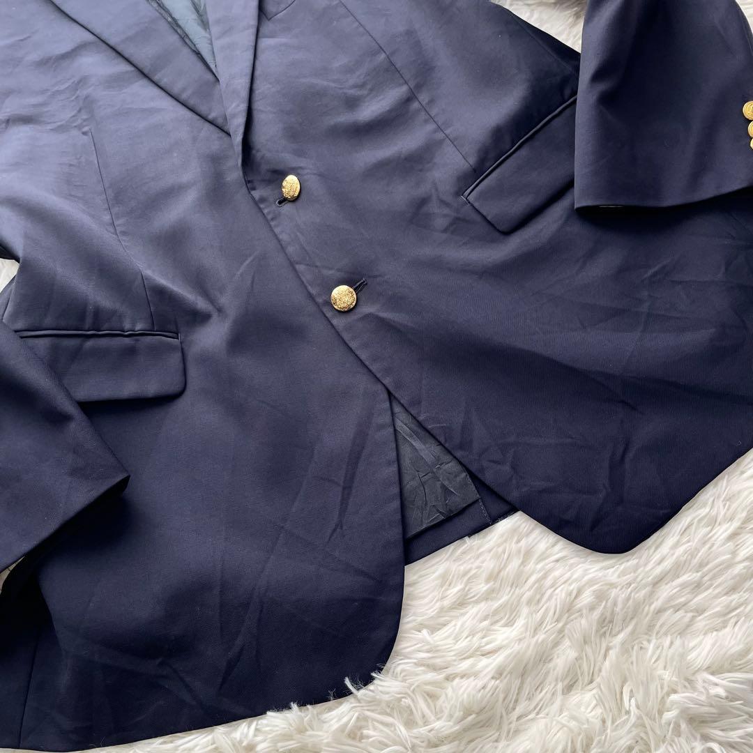 特大XXLサイズ相当✨ラルフローレン　テーラードジャケット　紺ブレ　金ボタン