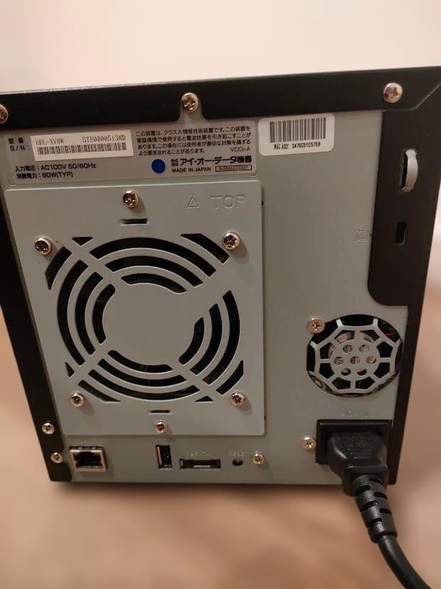 外付けハードディスク・ドライブ I-O DATA NAS LAN DISK 8TB HDL-XV8W