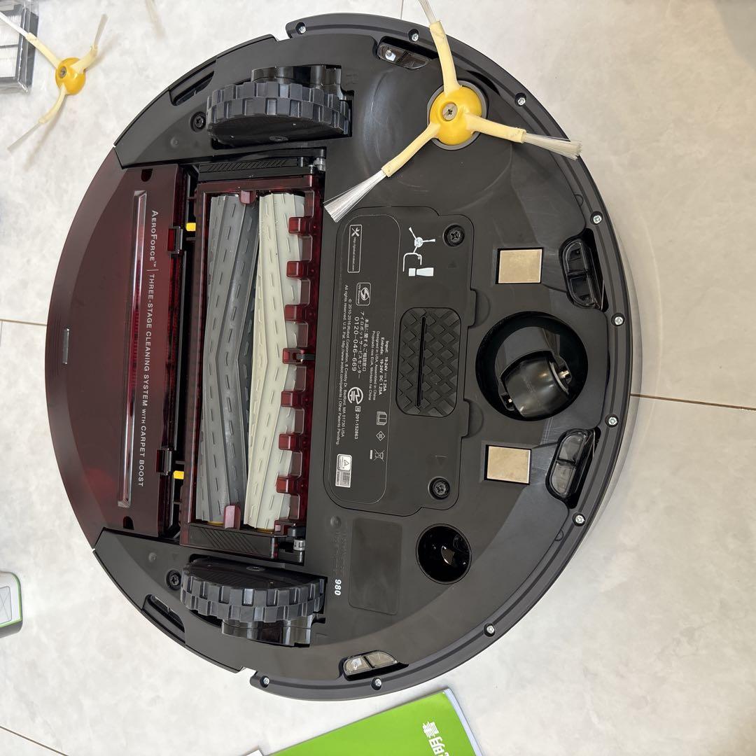 【極美品】iRobot ルンバ 980 ロボット掃除機 ルンバ　未使用付属品付