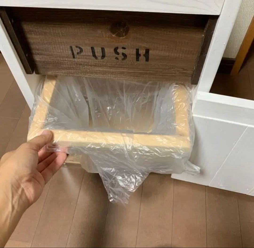 ダストボックス　アメリカン　お洒落ゴミ箱　分別ゴミ箱　木製