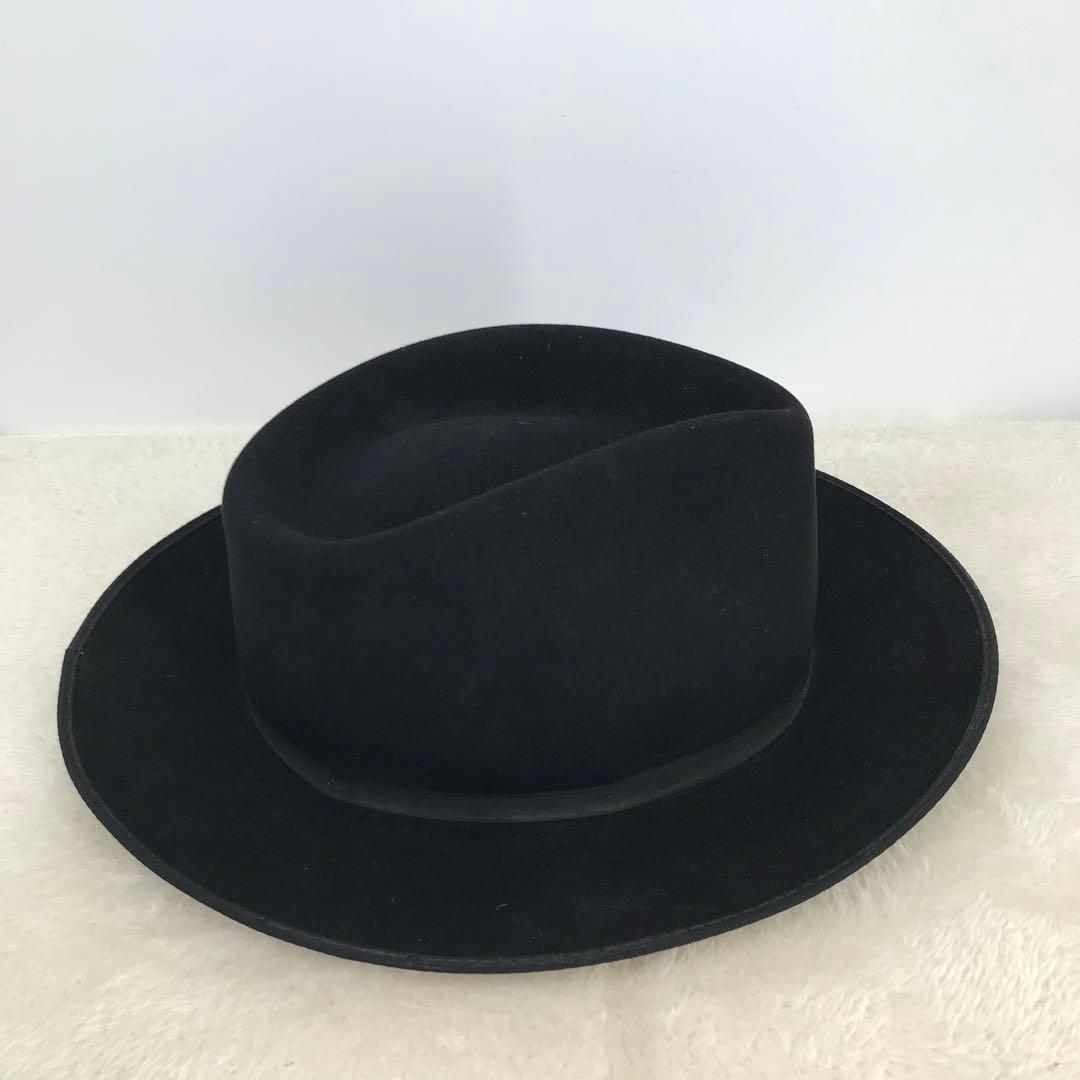 ステットソン　ハット　L　ブラック　アメリカ製