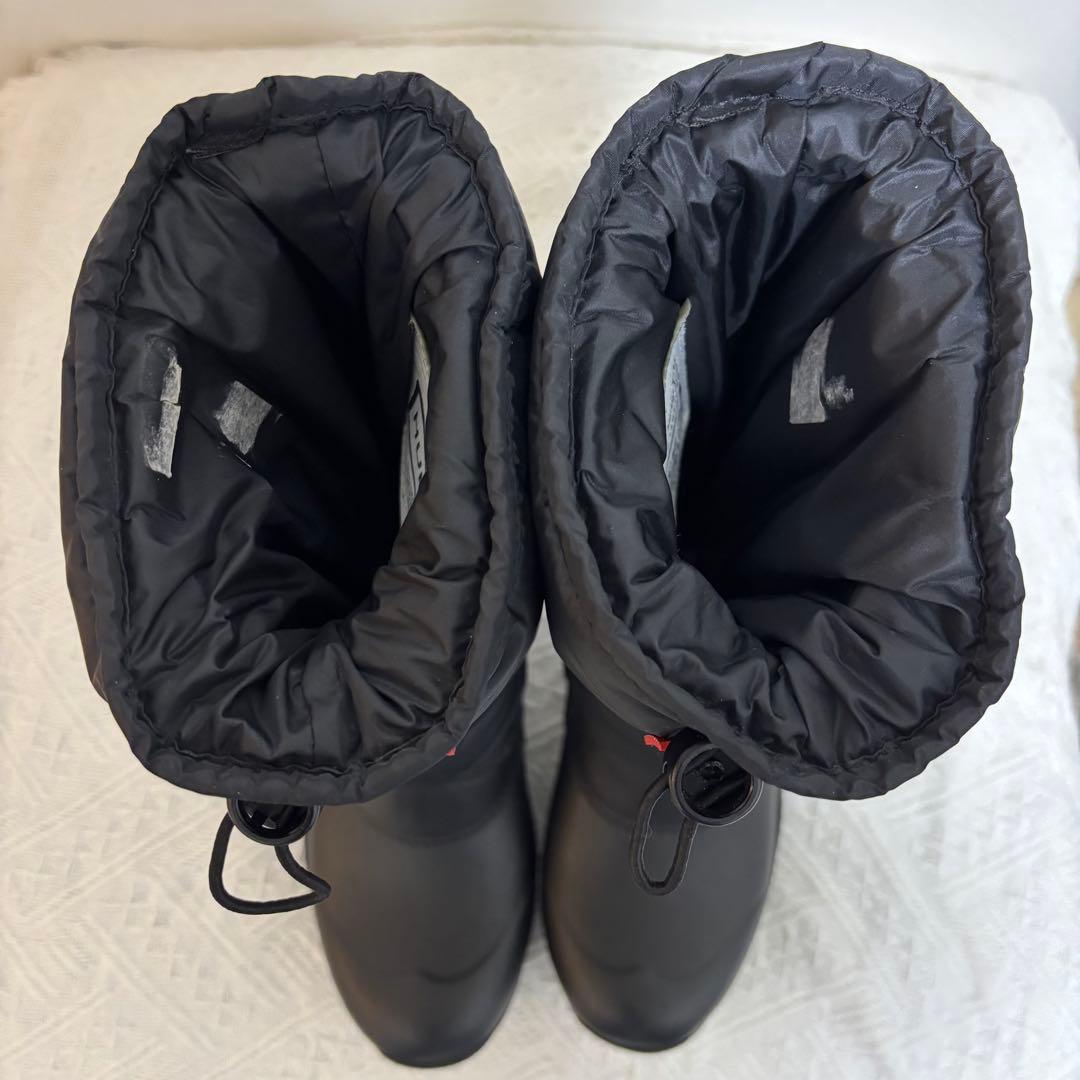美品HUNTER☆UK4スノーキルトブーツ 黒ハンター23~23.5スノーブーツ