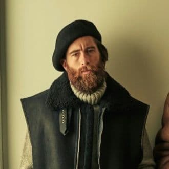 【美品】NAISSANCE × CA4LA ウールビッグベレー帽 黒 熊谷隆志