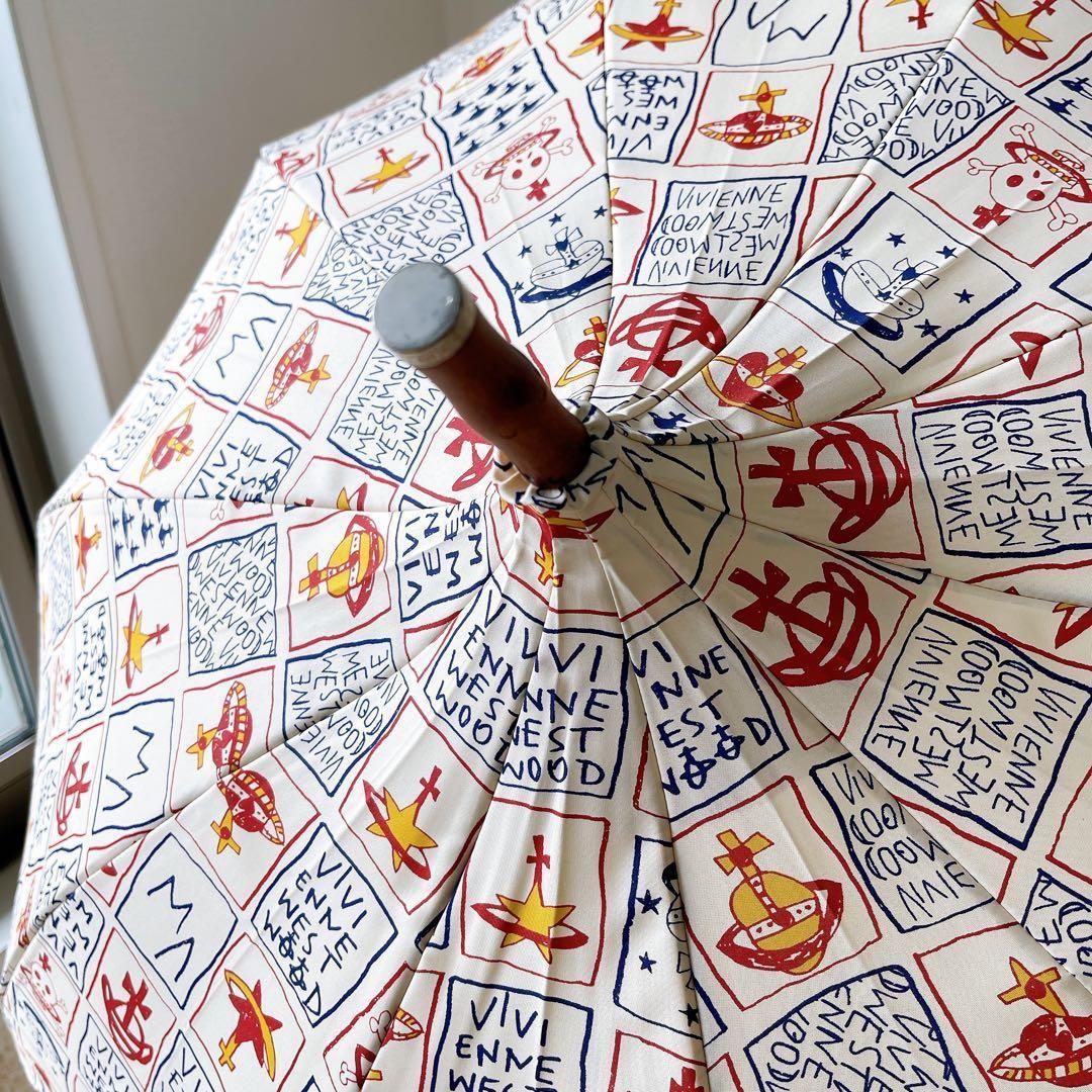 【美品】 Vivienne Westwood 長傘 総柄