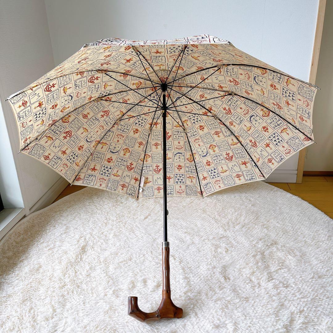 【美品】 Vivienne Westwood 長傘 総柄