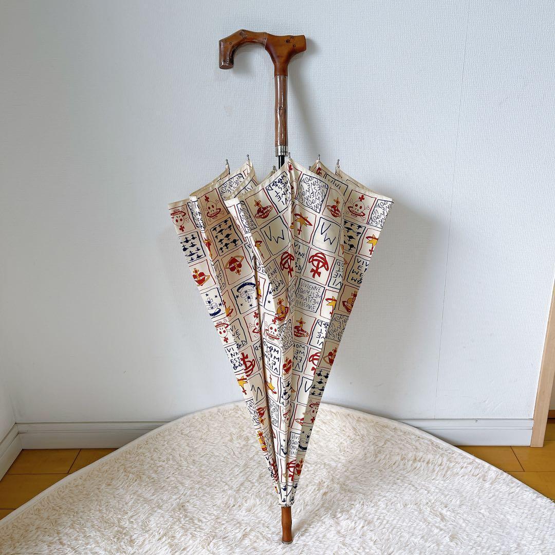 【美品】 Vivienne Westwood 長傘 総柄