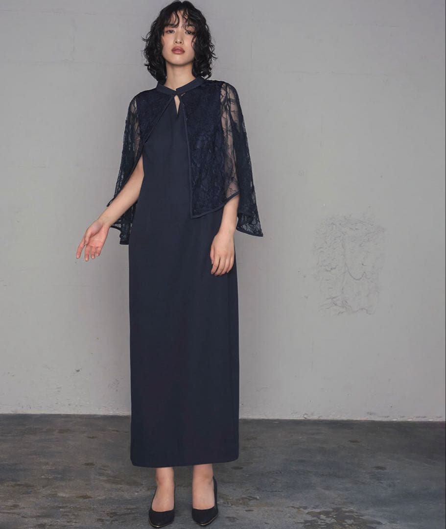 本日限定価格★大きめ GIRL オケージョンドレス 2L 3WAY レースボレロ