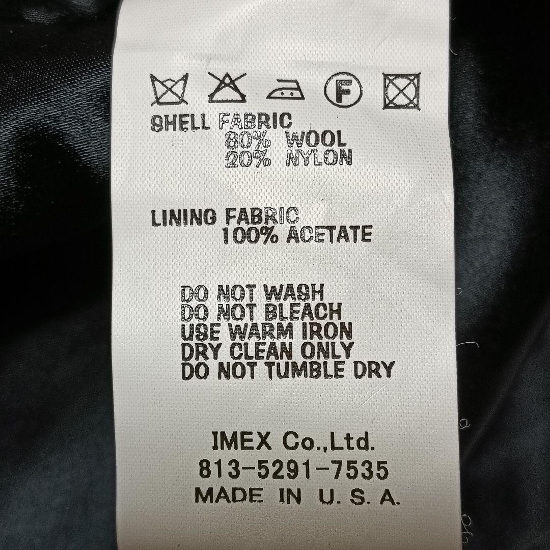 極美品 Fidelity フィデリティ Pコート USA製 XL ブラック 冬用