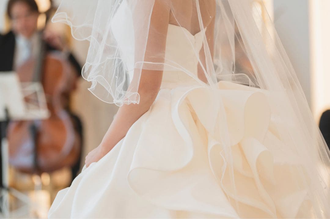 ウェディングベール 2段ロング