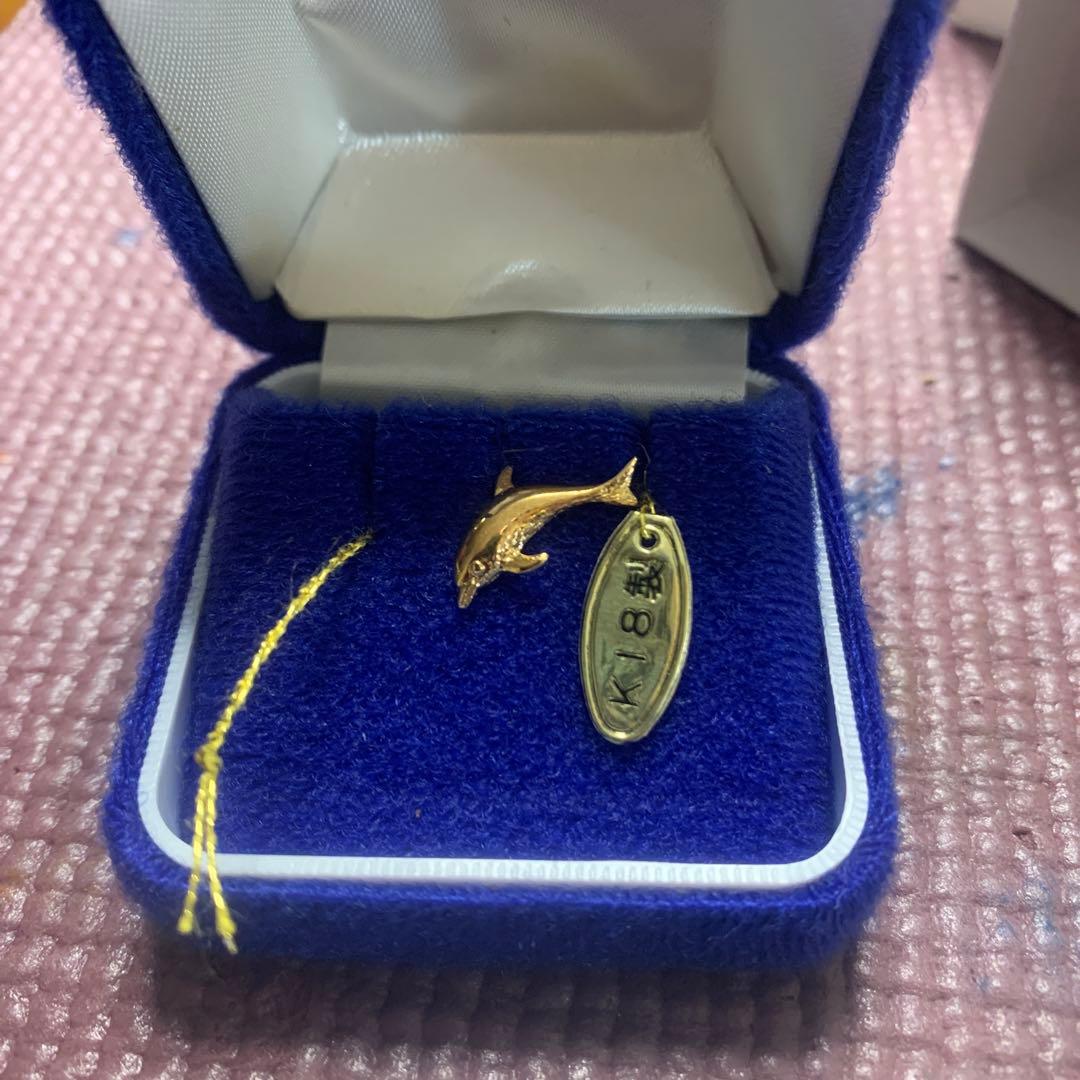 k18 イルカ　ネクタイピン