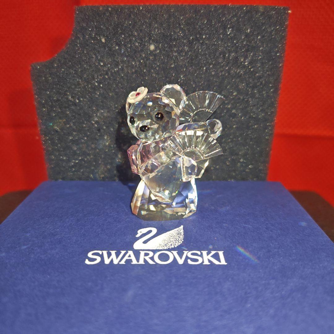 ❁*に様 Swarovski クリスタルベア 約4cm